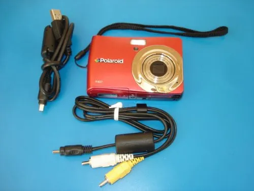 Polaroid CIA-1437RC 14MP Digital Camera with 2.7-Inch LCD Display and Anti-Shake Stabilization (Red)