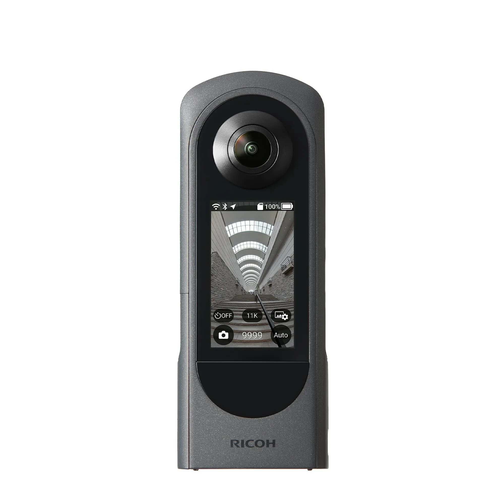 Ricoh Theta X 360 Camera, 5.7K Video, 60MP High-Resolution Images, 2.25-Inch Touch Screen