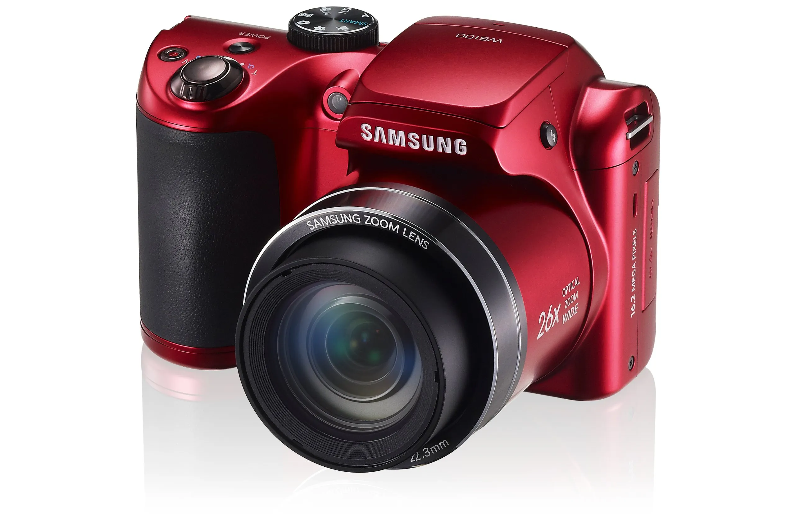 Samsung 14MP Digital Camera Red with 26x Optical Zoom and Dual Image Stabilization