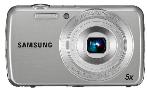 Samsung PL20 14MP Digital Camera with 5x Optical Zoom - Silver