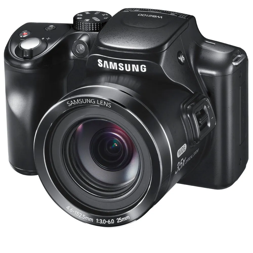 Samsung WB2100 16.4MP Digital Camera with 35x Optical Zoom, 3' LCD Screen, Black