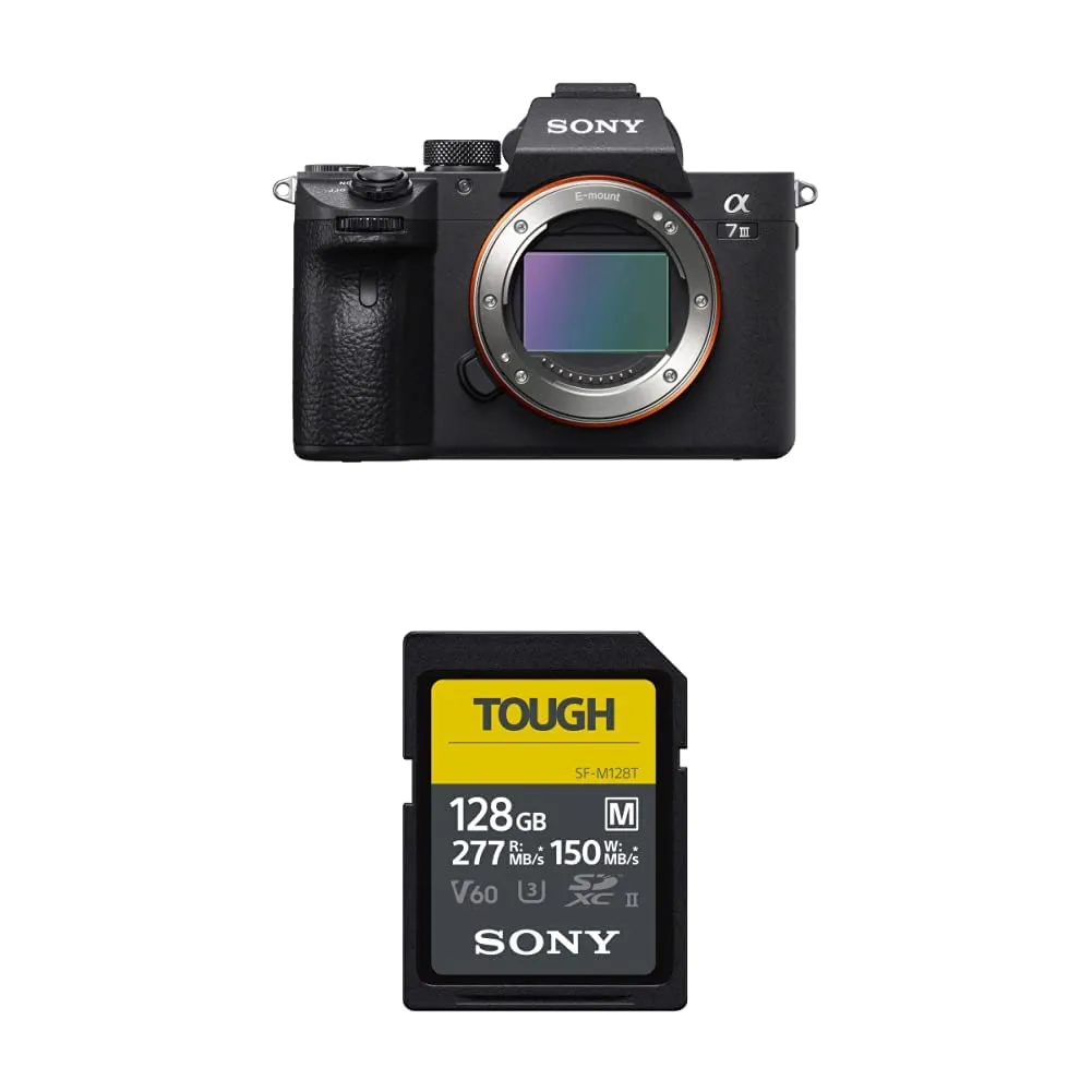 Sony a7 III Full-Frame Mirrorless Camera & 128GB TOUGH-M SDXC UHS-II Card Bundle