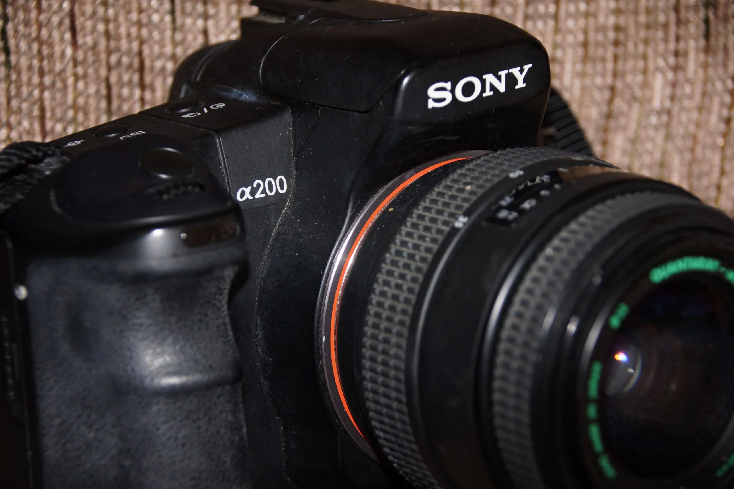 Sony Alpha A200K 10.2MP DSLR Camera with Super SteadyShot Stabilization & 2.7-Inch LCD Screen