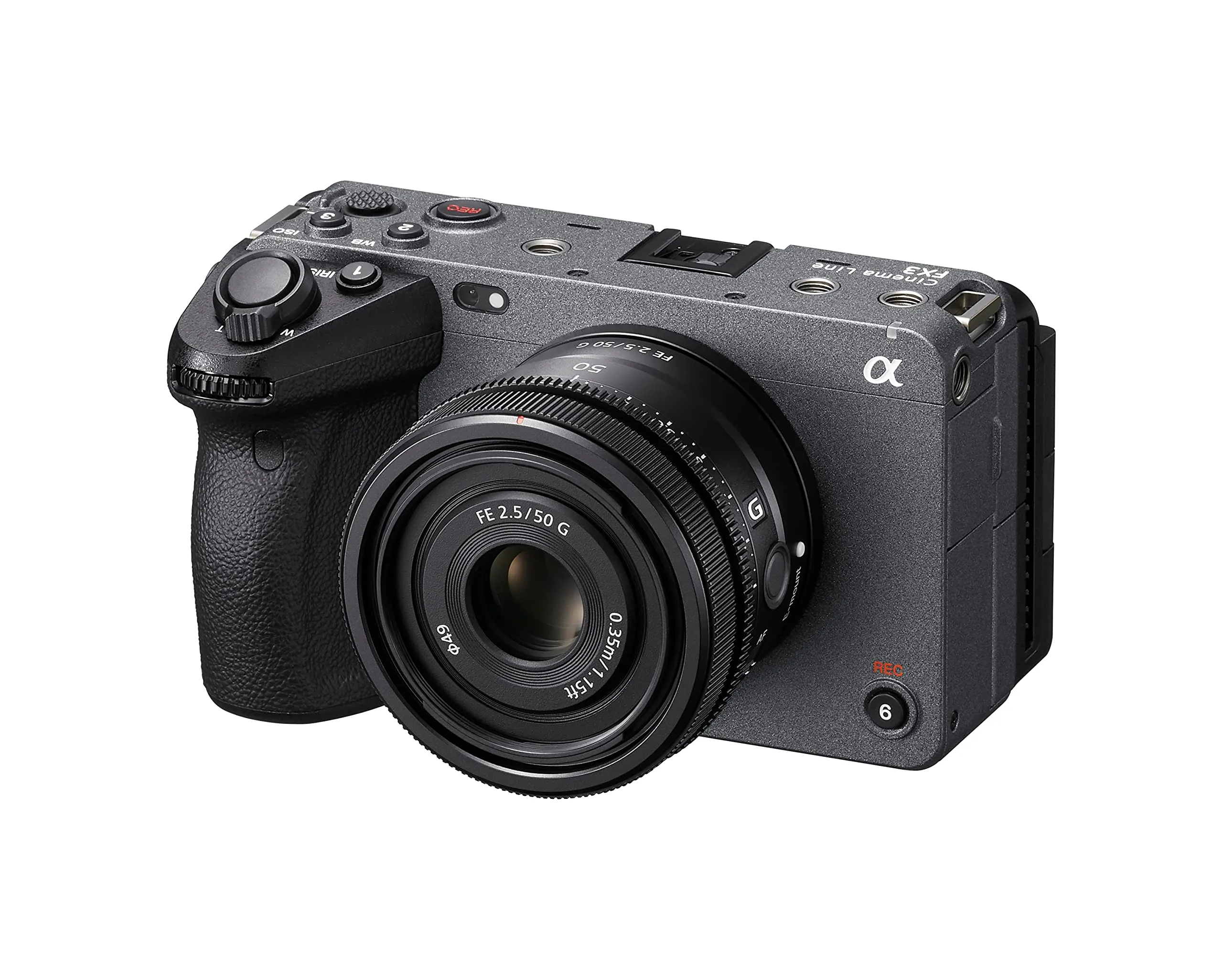 Sony Alpha FX3 ILME-FX3 Full-Frame Cinema Camera + FE 50mm F2.5 G Ultra-Compact Lens