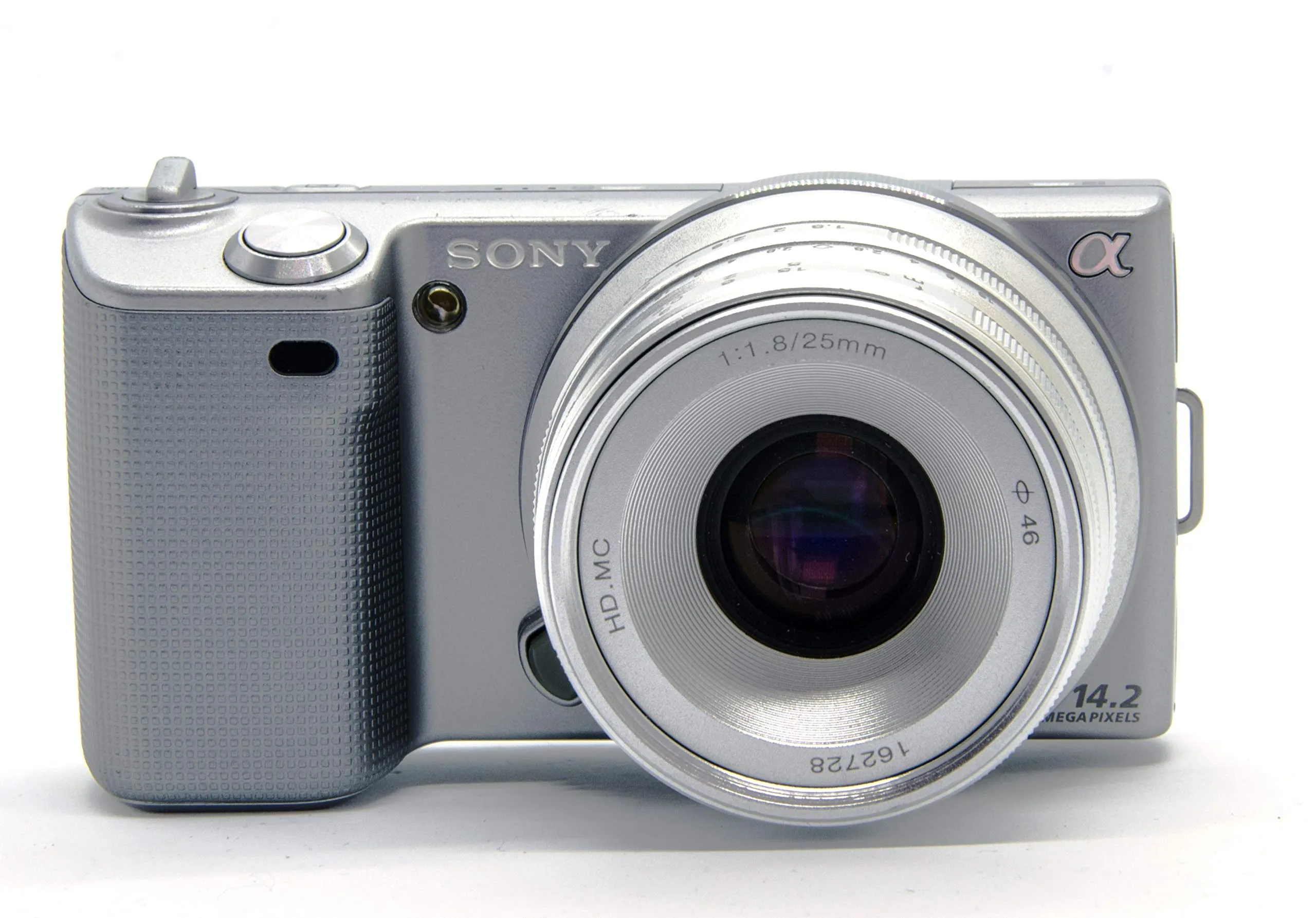 Sony Alpha NEX-5 Silver Mirrorless Interchangeable Lens Digital Camera Body Only