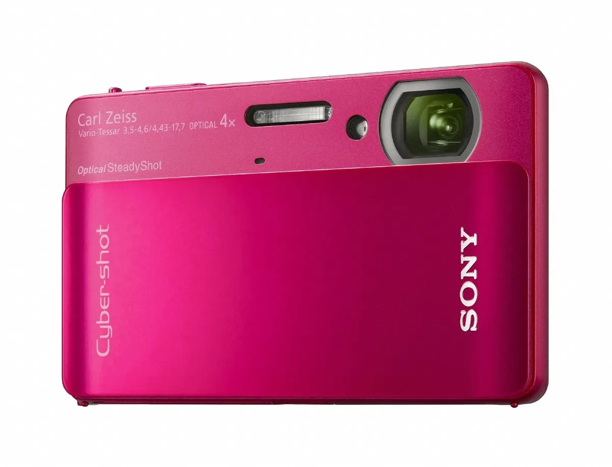 Sony Cyber-shot DSC-TX5 10.2MP Waterproof Camera - 4x Zoom, 3' Touch Screen, Red