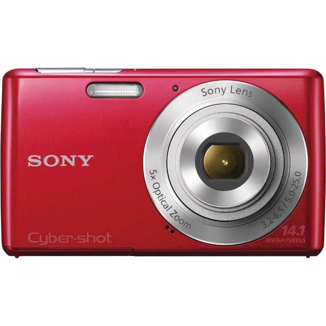 Sony Cyber-shot DSC-W620 14.1MP Digital Camera, 5x Optical Zoom, 2.7-Inch LCD, Red