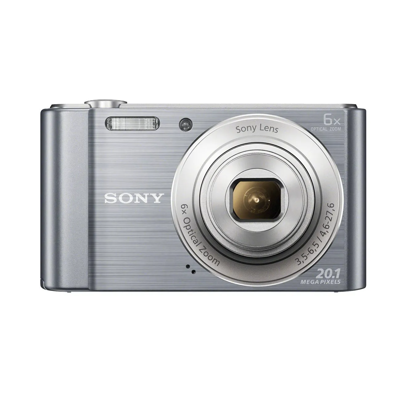 Sony Cyber-Shot DSC-W810 20MP Black Digital Camera (Silver, Renewed) with 6x Optical Zoom