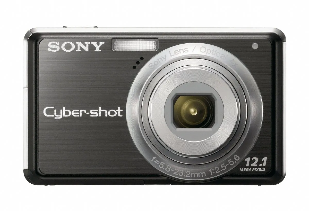 Sony Cybershot DSC-S980 12MP Digital Camera with 4x Optical Zoom, Black, SteadyShot Stabilization