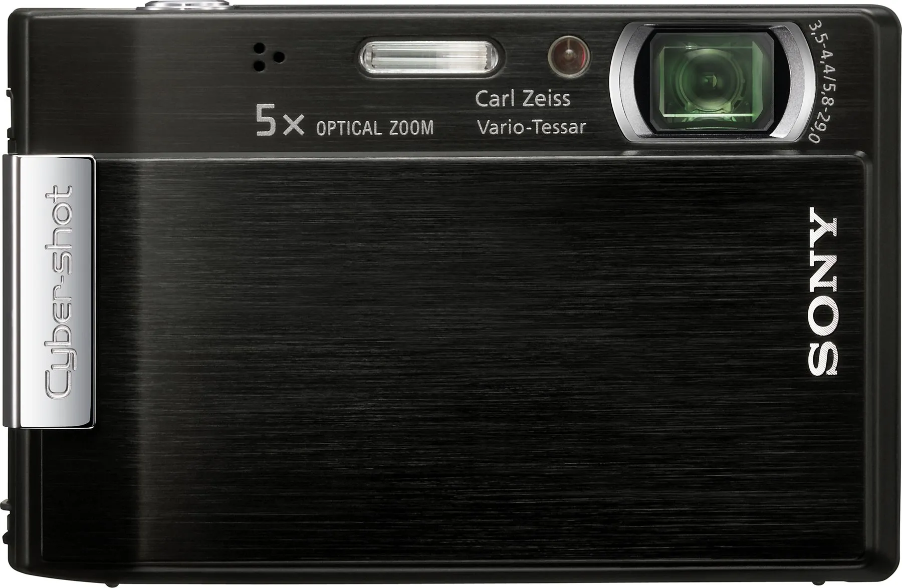 Sony Cybershot DSC-T100 8.1MP Digital Camera, 5x Optical Zoom, Super Steady Shot, Black