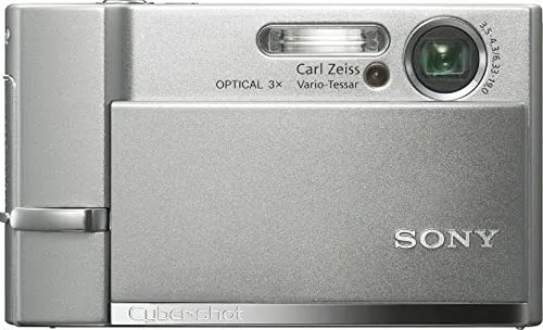 Sony Cybershot DSC-T50 7.2MP Digital Camera with 3x Optical Zoom in Silver