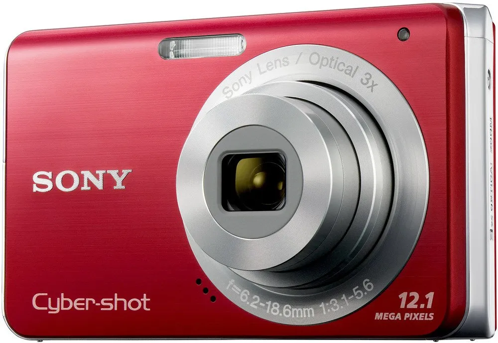 Sony Cybershot DSC-W190 12.1MP Digital Camera with 3x Zoom, 2.7' LCD, Red