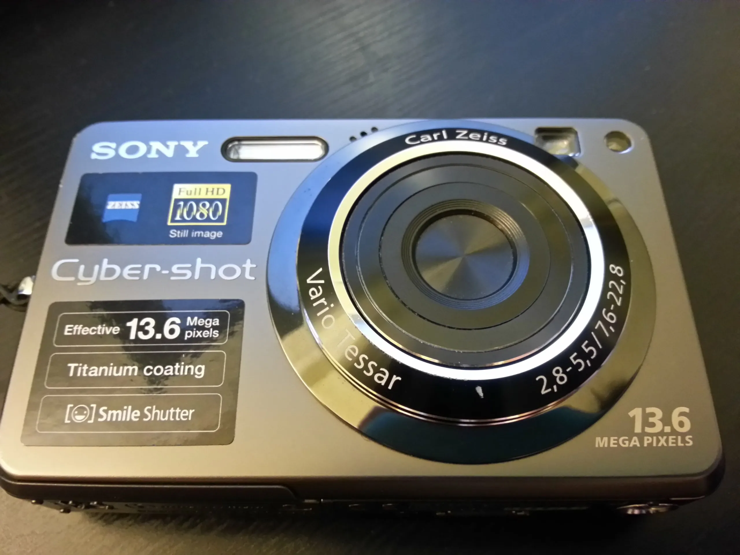 Sony Cybershot DSCW300 13.6MP Digital Camera with 3x Zoom and Smile Shutter Technology