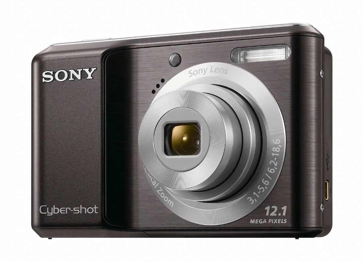 Sony DSC-S2100 12.1MP Digital Camera Black, 3x Optical Zoom, 3-Inch LCD, Image Stabilization