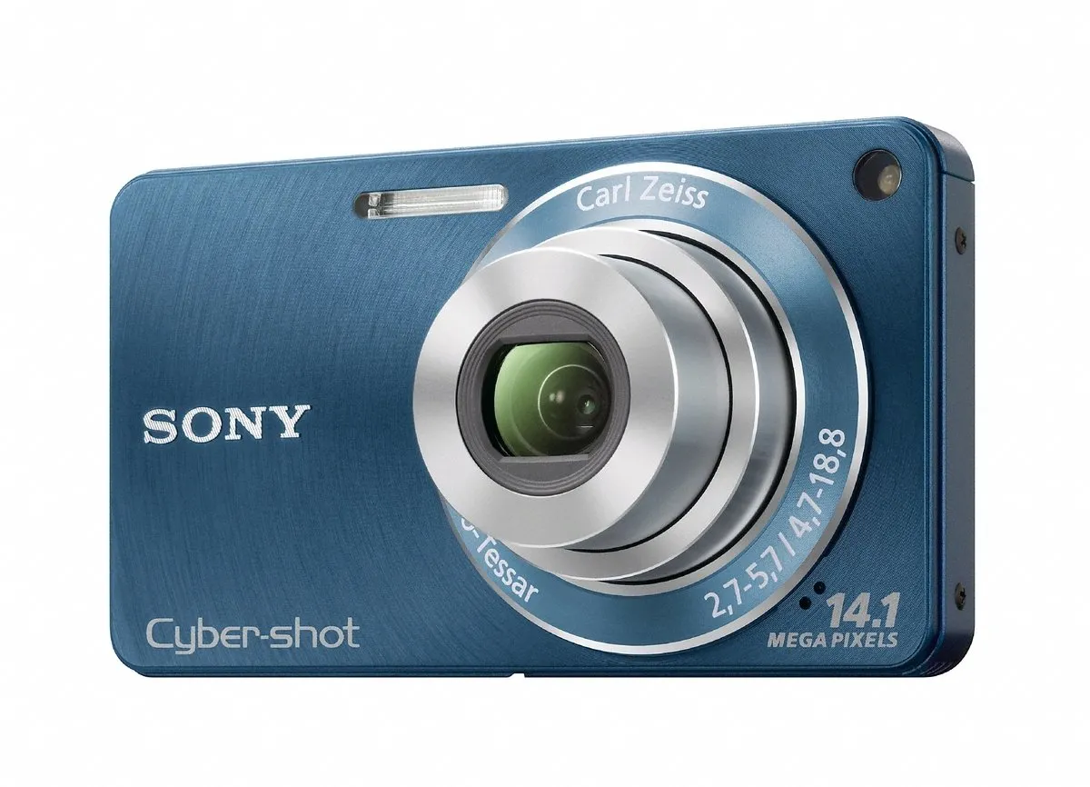 Sony DSC-W350 14.1MP Digital Camera Blue with 4x Zoom, Optical SteadyShot & 2.7' LCD