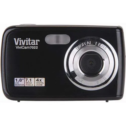 ViviCam 7022 7.1MP Compact Camera with AntiShake Technology - Graphite