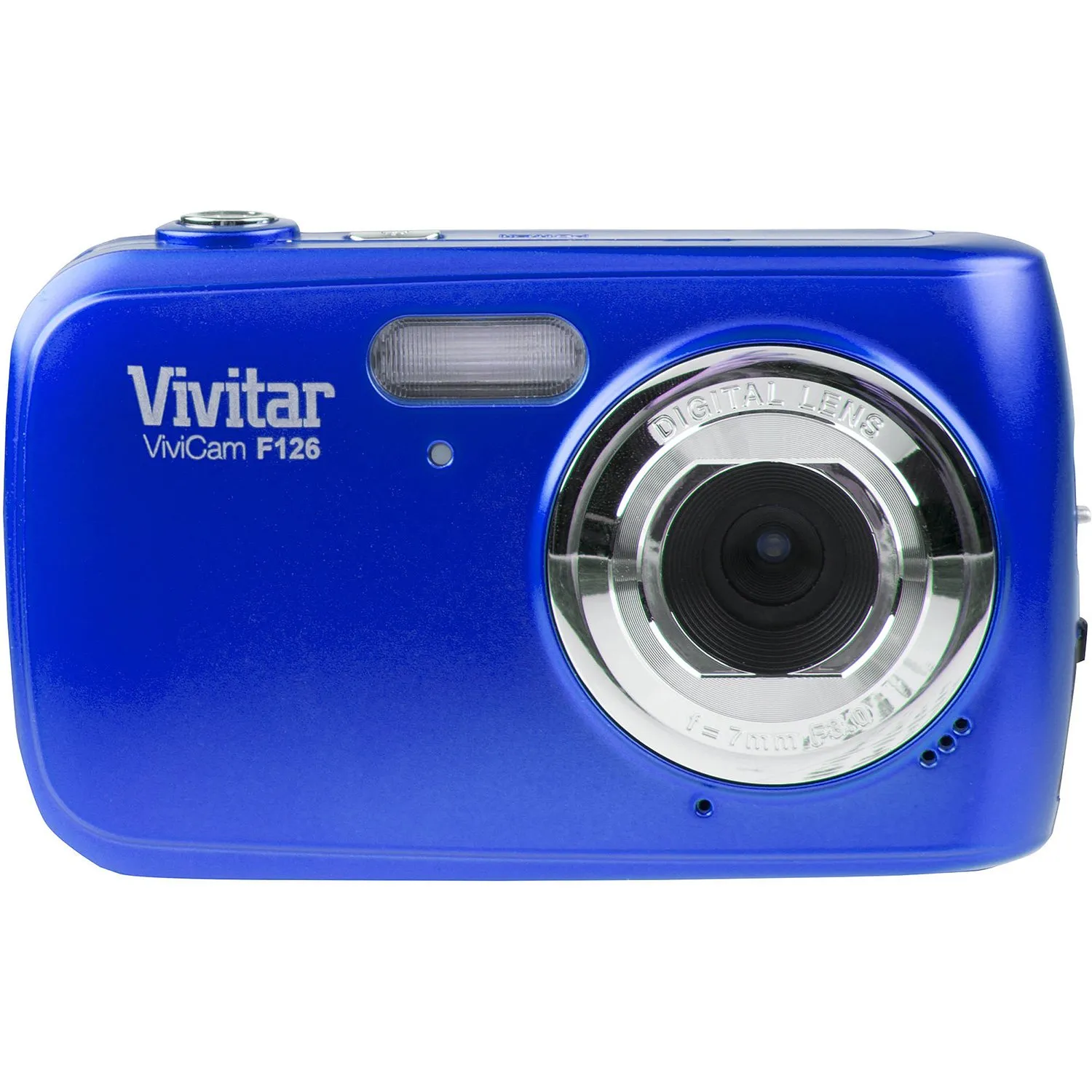 Vivitar Blue ViviCam F126 Digital Camera with 14 Megapixels and 4x Zoom