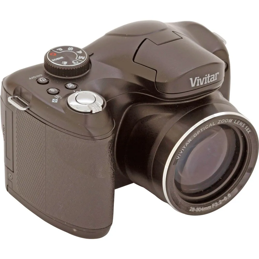 Vivitar ViviCam S1527 16.1MP Digital Bridge Camera, 18x Optical Zoom, HD Video Capture