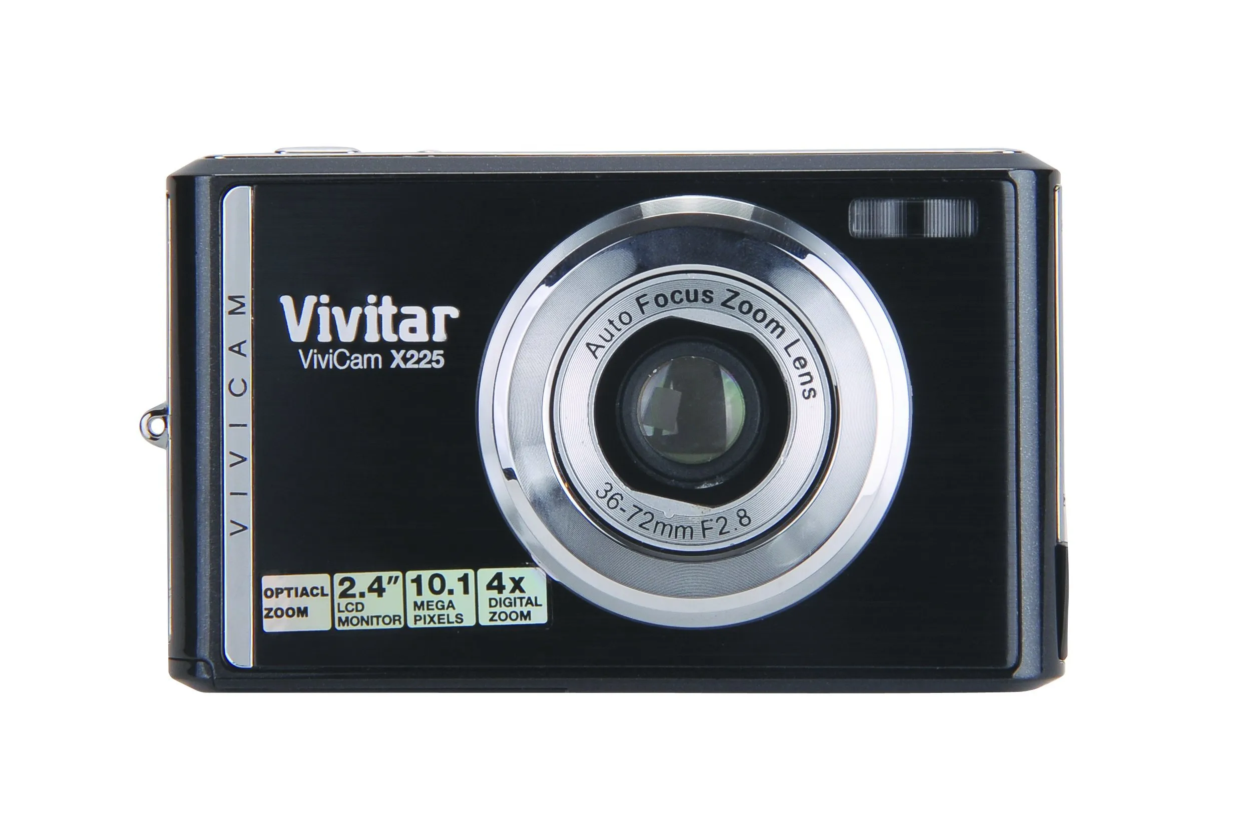 Vivitar ViviCam X225 10.1 MP Digital Camera with 3x Optical Zoom in Black