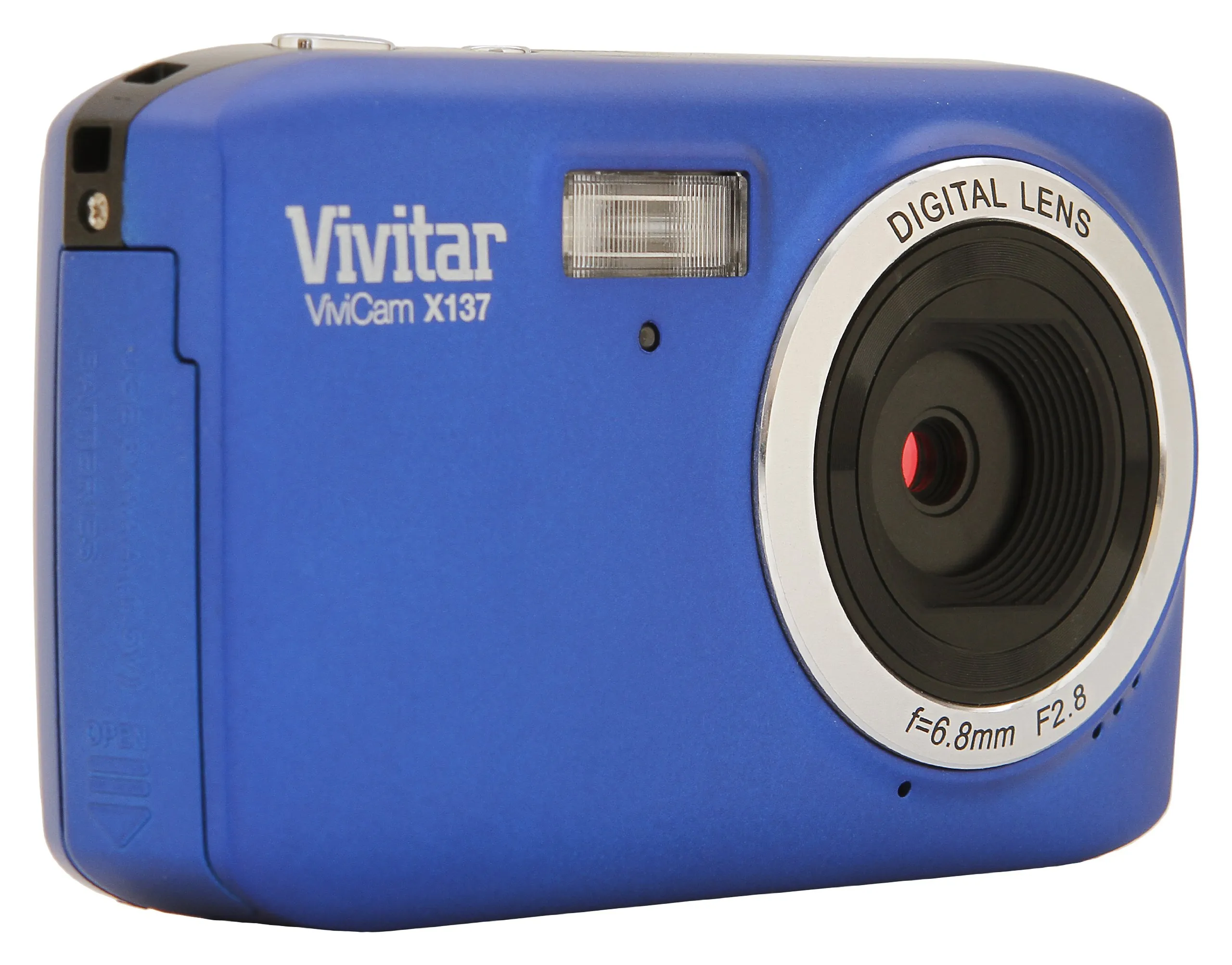 Vivitar VX137-BLU 10.1MP Digital Camera with 2.4-Inch Touchscreen - Body Only in Blue